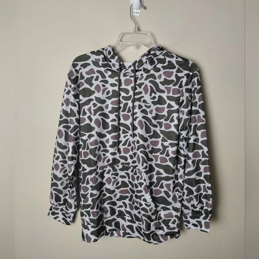 NEW ROSA CLOTHING Hoodie Duck Camo Oversized Comfy